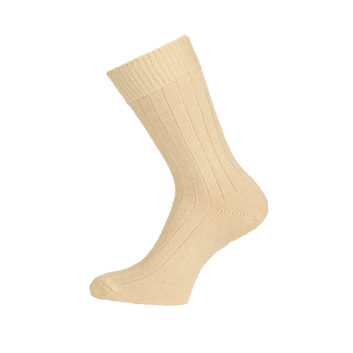 Mohair Outdoor Socks 'Bedsocks' Natural