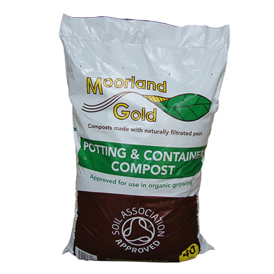 Moorland Gold Compost Potting and Container Compost 40L