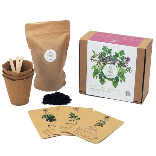 Essential Kitchen Herbs Organic Seed Kit