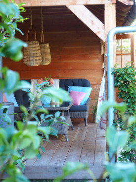 Organic Gardening in a Modern Cottage Garden - 1
