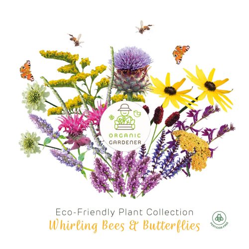 Eco-Friendly Bare Root Perennial Collection - Whirling Bees & Butterflies