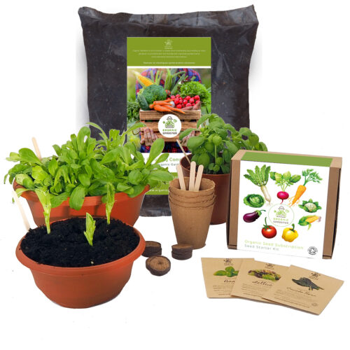 Grow Your Own Organic Food & Herbs - Complete Monthly Organic Seed Subscription
